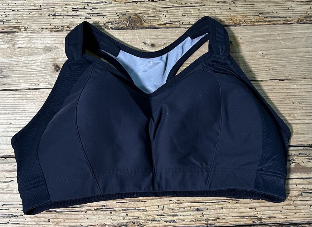 Syrokan Women’s Size 38D Black Sports Bra